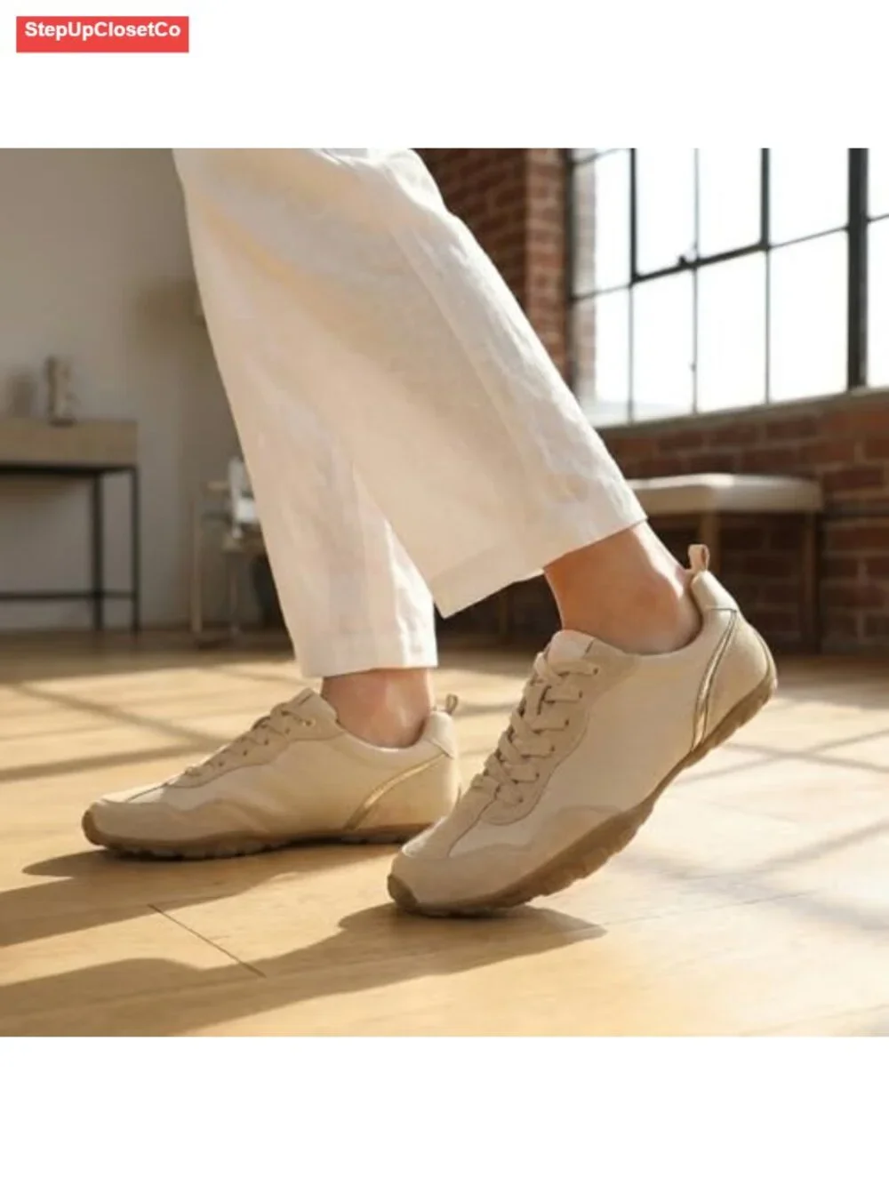 Retro Fashion Sneakers Lightweight Zero Drop Barefoot Style Walking Tennis Shoes